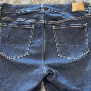 American Eagle Outfitters Indigo Hi-Rise Jeggings.  Ankle length.